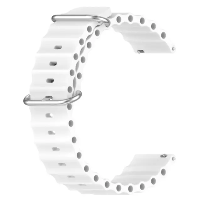 Ocean Style Λουράκι για Smartwatch 22mm-White OEM 2