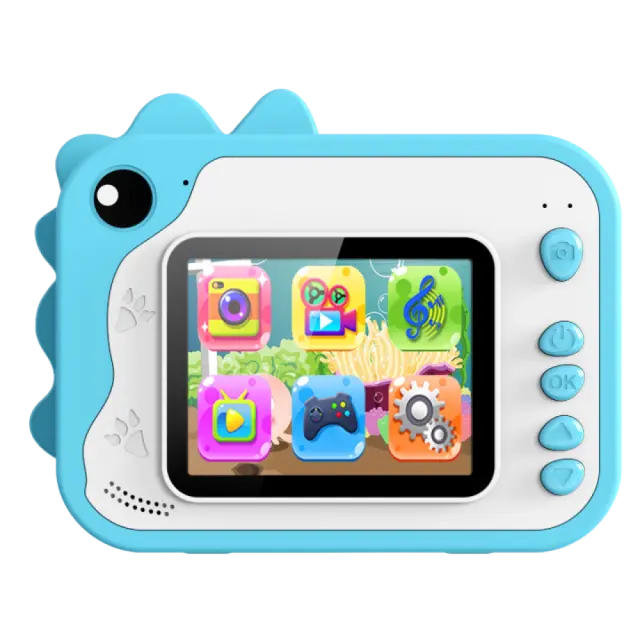 Kiddoboo KBP80-BLUE - FotoFun Compact Φωτογραφική Μηχανή 2MP με Οθόνη 2.4" Θερμικής Εκτύπωσης Μπλε FotoFun, Blue
