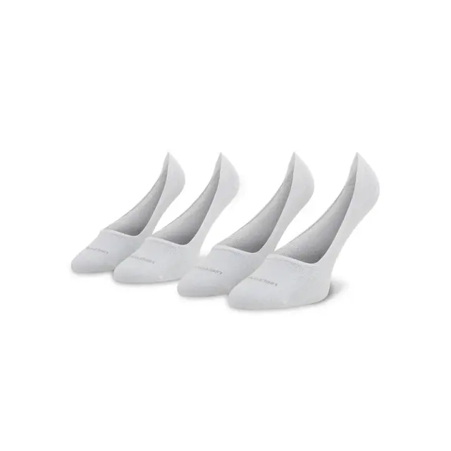Calvin Klein Ανδρικές Κάλτσες No-Show Footie Mid Cut - 2 Ζεύγη, Χρώμα Λευκό