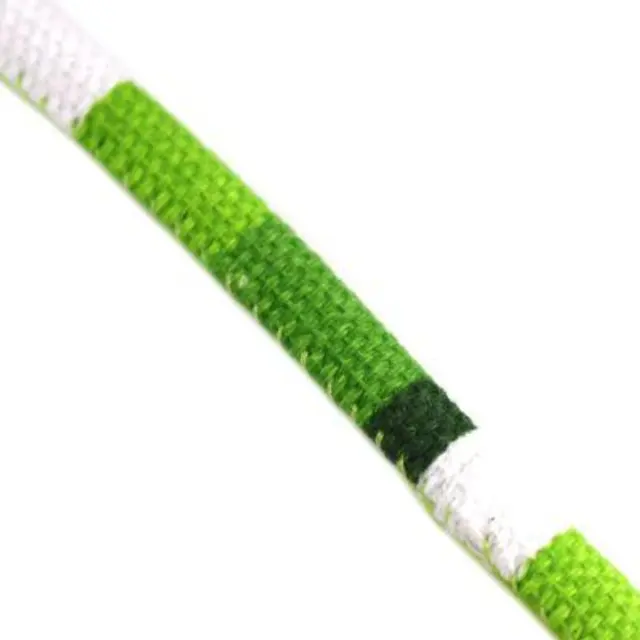 Fabric Cord Ø7mm - Green and White ~2.8m