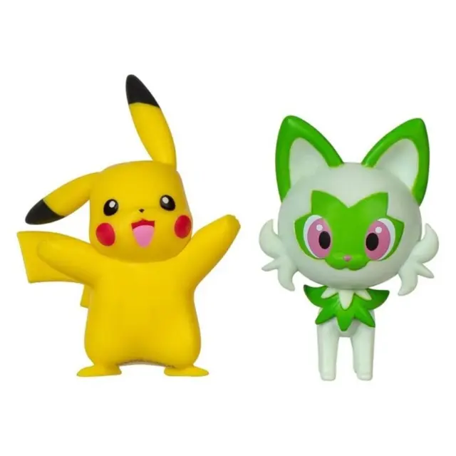 Φιγούρες Μάχης Pokemon Generation IX Sprigatito And Pikachu 5cm- JW003355-W01 2
