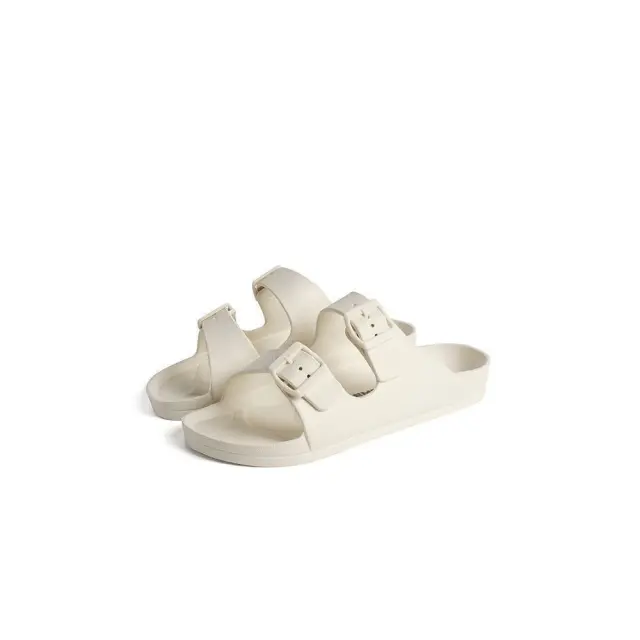 Emerson Two-Strap Sliders (241.EW95.26-OFF WHITE) - Λευκό 3