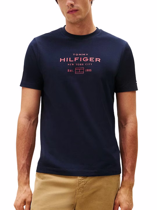 Tommy Hilfiger T-shirt Μπλε Desert Sky Μπλε Σκούρο