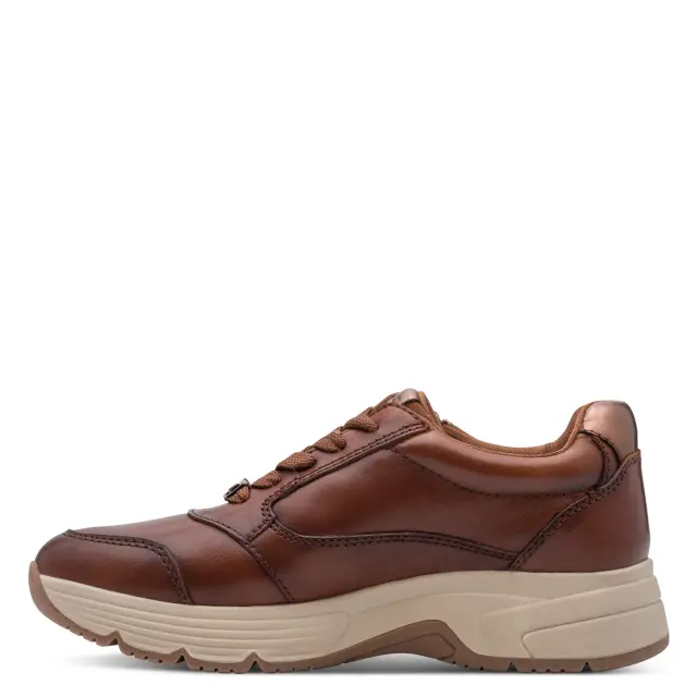 Γυναικεία Ανατομικά Δερμάτινα Sneakers Tamaris Comfort 8-83704-45 327 Καφέ Καφέ - 37 3