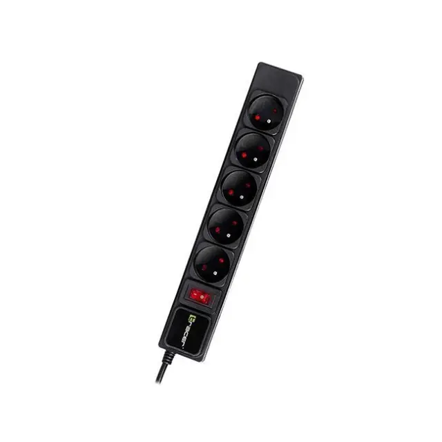 Tracer Power Strip PowerGear 1.5m 5-socket Black (TRALIS46843)