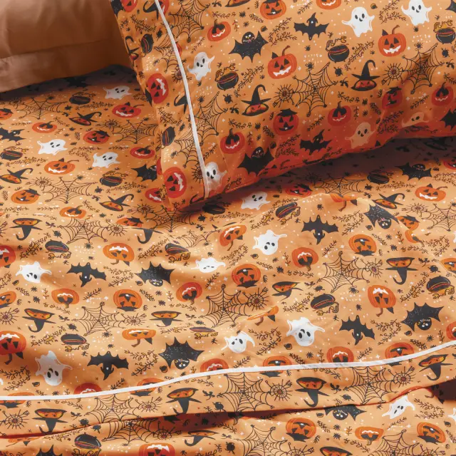 Σετ Παπλωματοθήκη 160x240 Μονή Kid Das Home 4969 Orange 70% Βαμβάκι-30% Πολυέστερ 2