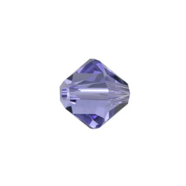 Swarovski 5328 XILION Bicone Tanzanite 8mm - 9τεμ