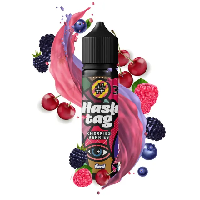 Cherries Berries 6ml (60ml) - Hashtag Flavorshots