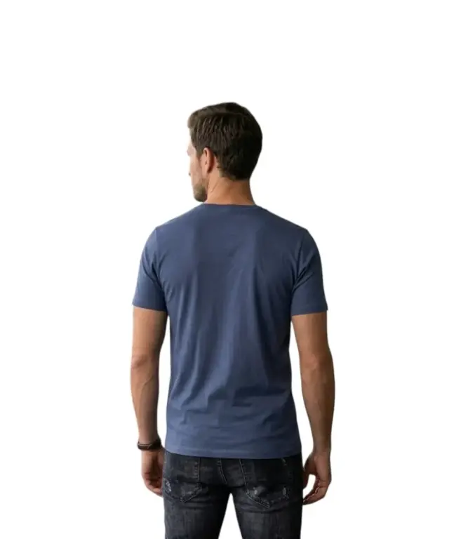 Aeronautica Militare - Ανδρική Κοντομάνικη Φανέλα SCOTI001J508-8184 Μπλε 2