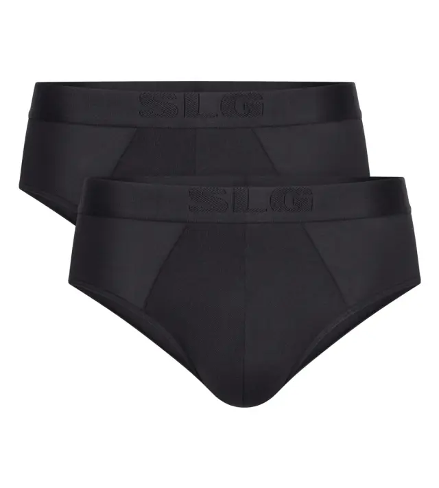 Sloggi Men Σλιπ SLG Base Soft Briefs Μαύρο 2-Pack 2