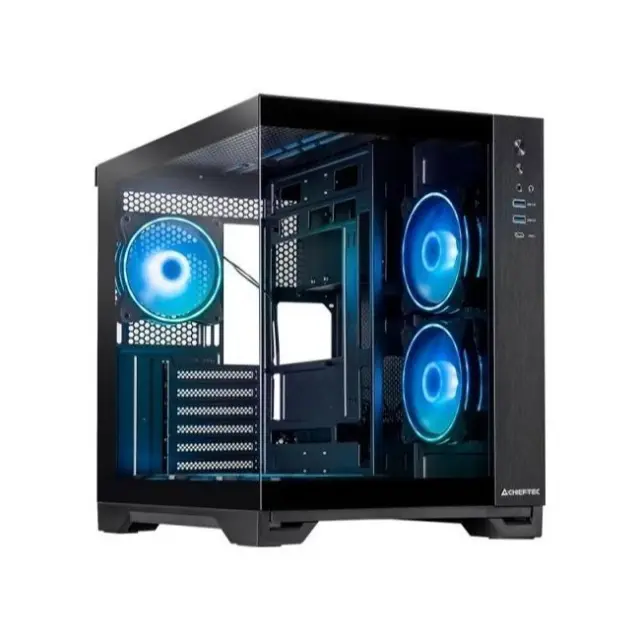 Chieftec PC Case Visio ATX Midi Tower Black (GM-30B-TG-OP)