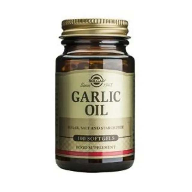 Garlic Oil Συμπλήρωμα Διατροφής Για Τη Μείωση Της Υψηλής Πίεσης 100sgels