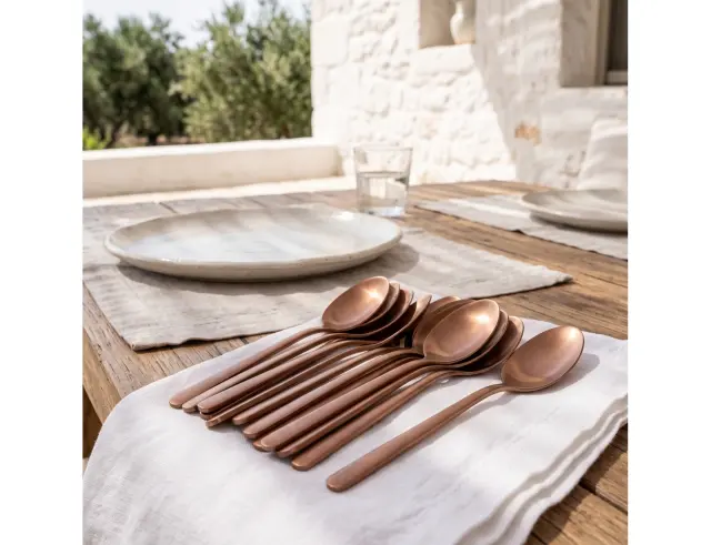 Σετ Κουτάλια Eternum Belgium Nardo Copper (1247-2CC) μήκους 20.5cm σε κουτί Cash & Carry - 12τεμάχια 1247-2CC 3