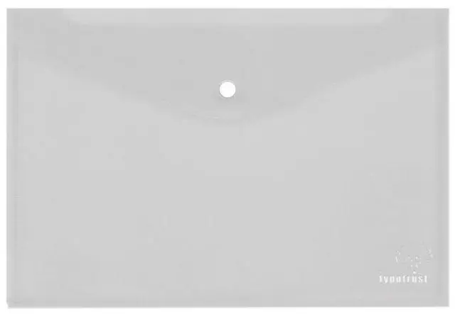 Typotrust Φάκελος PP Κουμπί Α4 Διάφανο (FP25004-10)