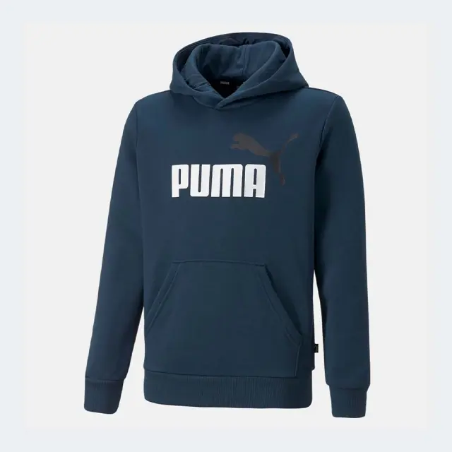 Puma Kids Essentials+ 2 Color Big Logo Fleece Hoodie Μπλε 586987-05 (Puma)