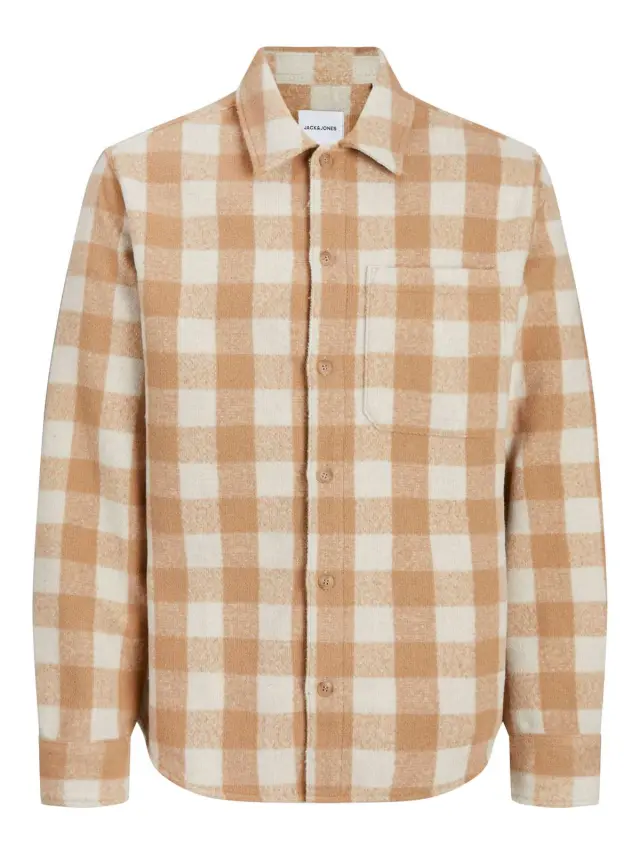 JJZAC HEAVY BRUSHED OVERSHIRT LS Crockery