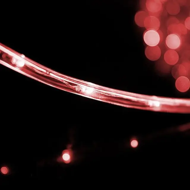 Φωτοσωλήνας LED Δικάναλος Κόκκινο Φως Με 36 LED Ανά Μέτρο 50m IP44