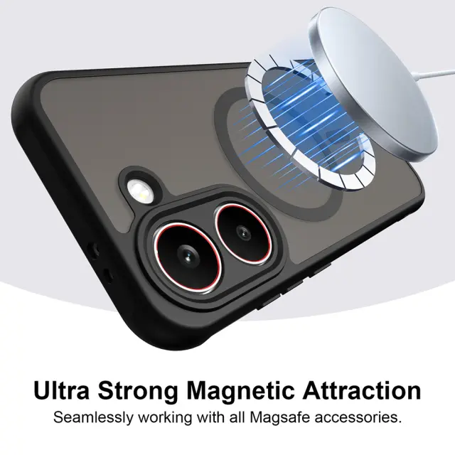 Techsuit - HaloFrost II MagSafe - Xiaomi 17T Pro - Black 3