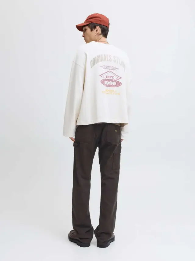 JPSTEDDIE CARPENTER PANTS NOOS Black Bean - 34 , 32 2