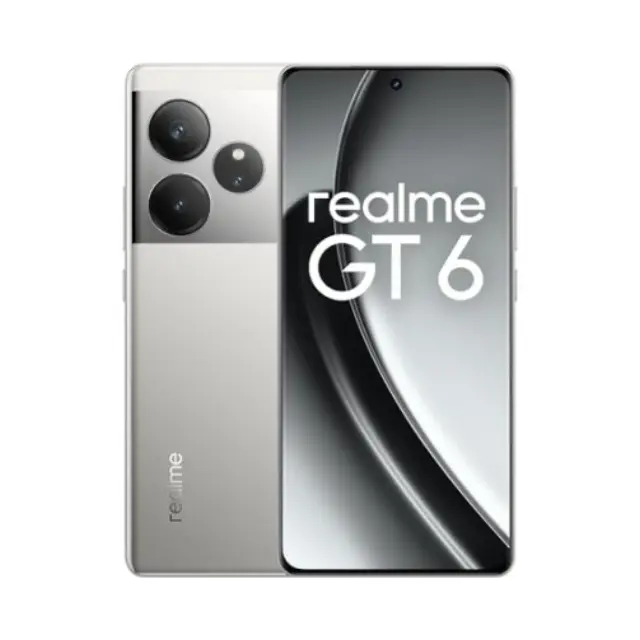 Realme GT 6 5G 512GB (16GB Ram) Dual-Sim Fluid Silver EU