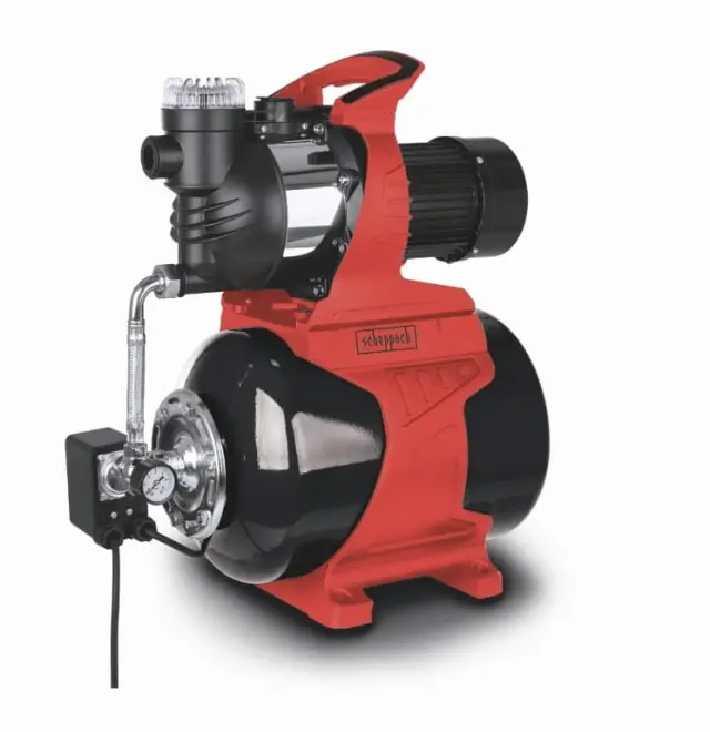 Οικιακό Υδροσύστημα Scheppach 1000w, 19l, 4300 L/h – Για Άντληση & Άρδευση Καθαρού Νερού