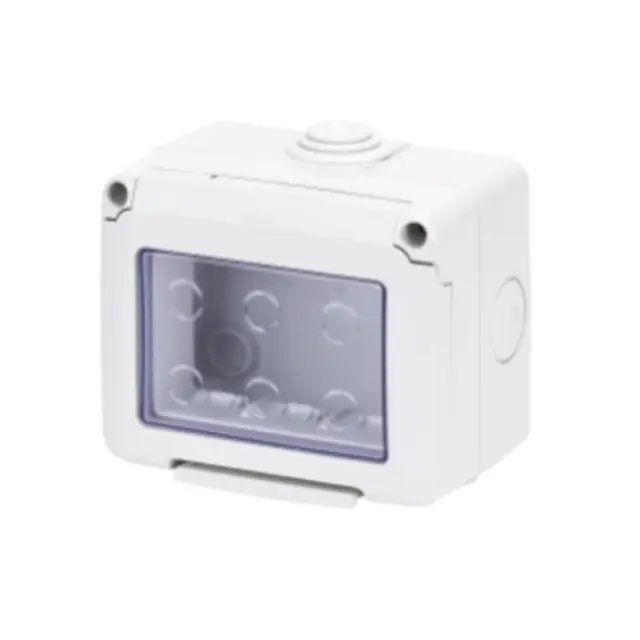 WATERTIGHT ENCLOSURE FOR SYSTEM DEVICES - 3 GANG - GREY RAL 7035 - IP55