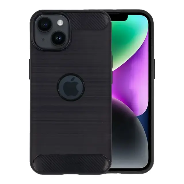 Θήκη Σιλικόνης Carbon TPU Fiber Brushed για Apple - iPhone 14