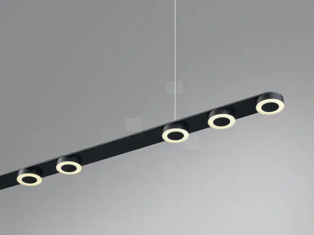 EIGHT Κρεμαστό Φωτιστικό LED Ματ Μαύρο 120cm Dimmable IP20 2