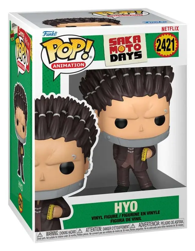 Sakamoto Days POP! Animation Vinyl Figure Hyo 9 cm 2