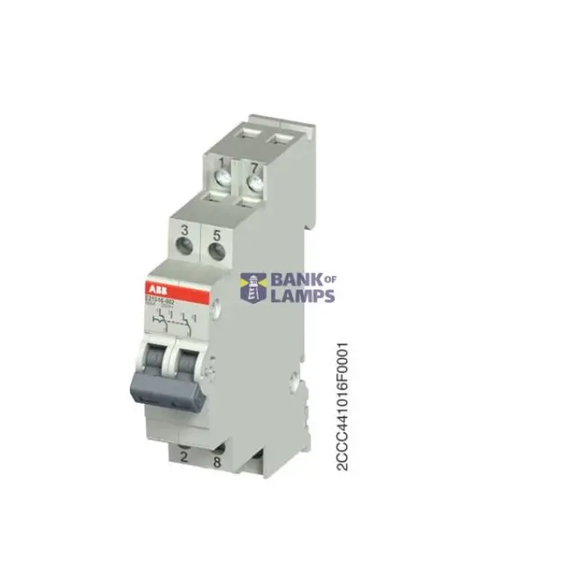 E213-16-002Change over Switch,16 A,acc. to EN 250 V AC,0NO,0NC,2CO, El. Color:Grey, MW:1