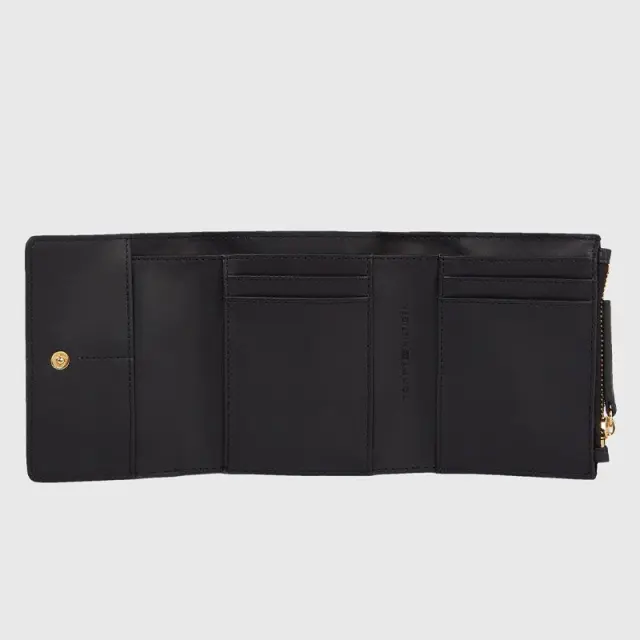 Tommy Hilfiger - Γυναικείο Μικρό Πορτοφόλι Th Small Flap Wallet AW0AW14631-BDS Μαύρο 3