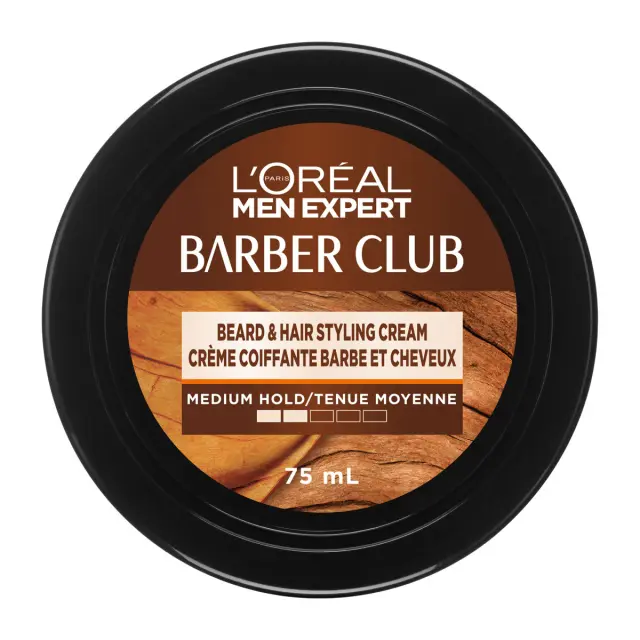 Men Expert Barber Club Grooming Cream Για Μούσια & Μαλλιά Με Ελαφρύ Κράτημα 75ml