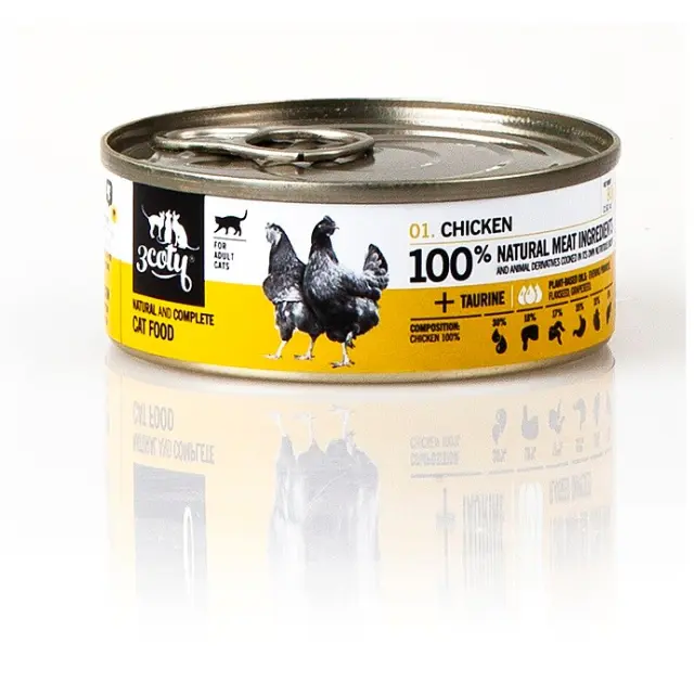 3COTY Chicken - wet cat food - 80g