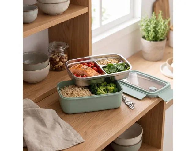 Δοχείο Φαγητού Lunch Box Livoo MEN406V με χωρητικότητα 1000ml - Green MEN406V