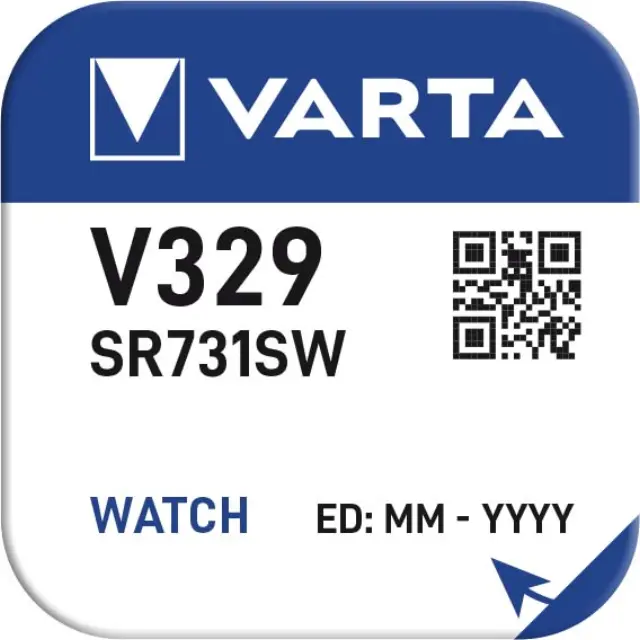 Varta Ρολογιού V329 (1τμχ) 01.007.0002