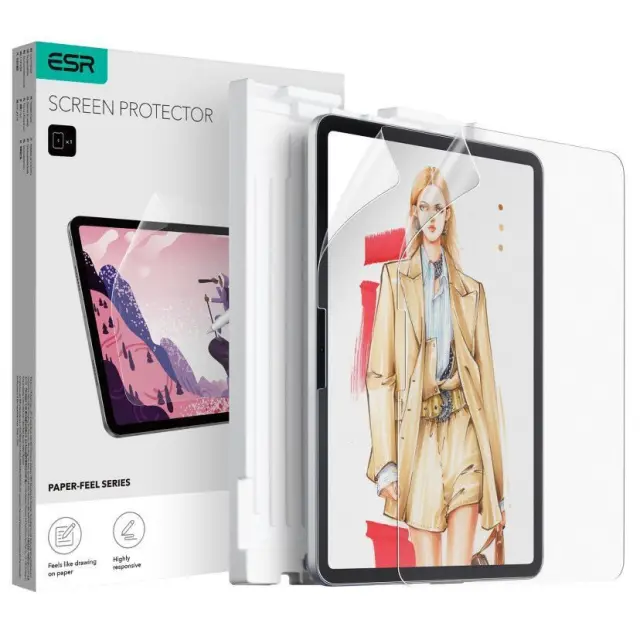 ESR Paper Feel Apple iPad Air 11” 2024-2026 Matte Clear [2 PACK]