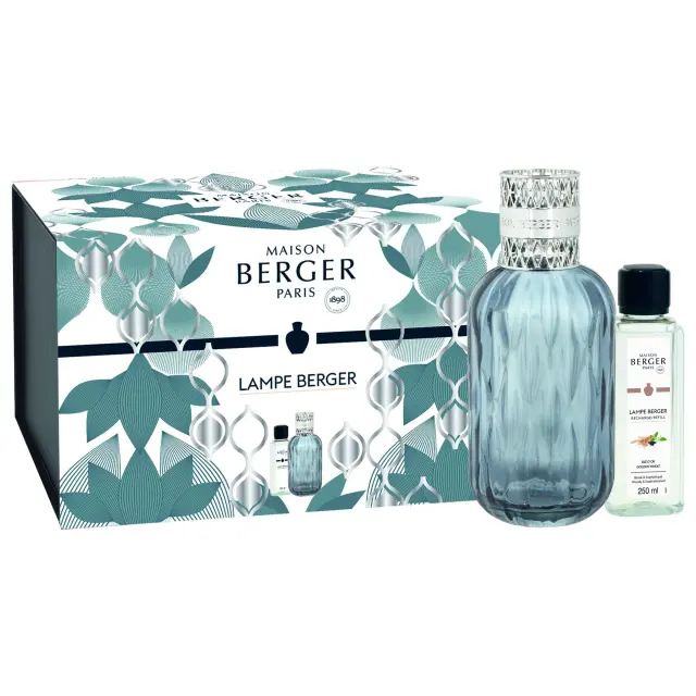 Maison Berger Paris Lampe Berger Quintessence Bleue Gift Set Καταλυτική Λάμπα Αρωματισμού και Καθαρισμού Αέρα του Χώρου 2