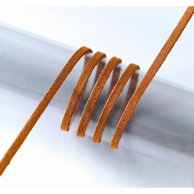 Κορδόνι Alcantara 3mm με το Μέτρο - Brown