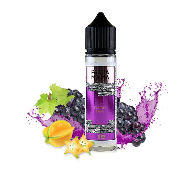 Pacha Mama Starfruit Grape 10ml (60ml) - Charlie's Chalk Dust Flavorshots