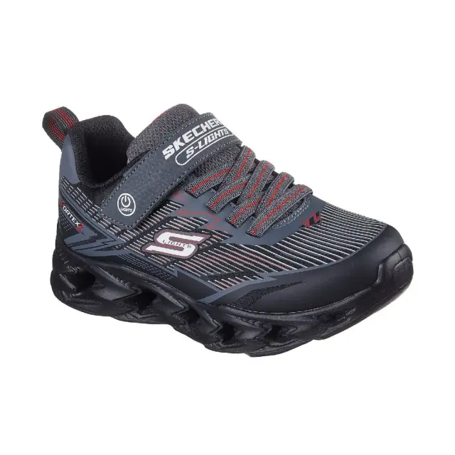 Skechers παιδικά αθλητικά με φωτάκια για αγόρια Μαύρο 400605L-BKCC - 30 3