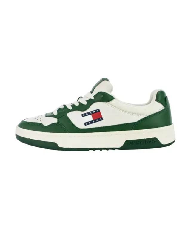 Tommy Hilfiger - Ανδρικά Sneakers Cupsole Leather Ess EM0EM01443-YBI Πράσινο 2