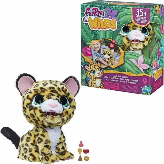Hasbro Furreal Lil Wilds Lolly The Leopard Animatronic Toy Electronic F4394 3