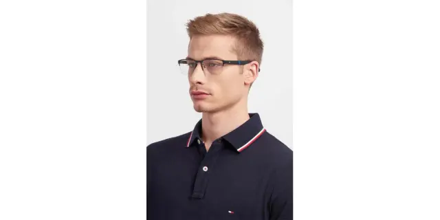 Tommy Hilfiger Ανδρικός Μεταλλικός Σκελετός Γυαλιών Μπλε TH1905 R80 2