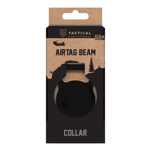 Tactical Airtag Beam Collar Black 2