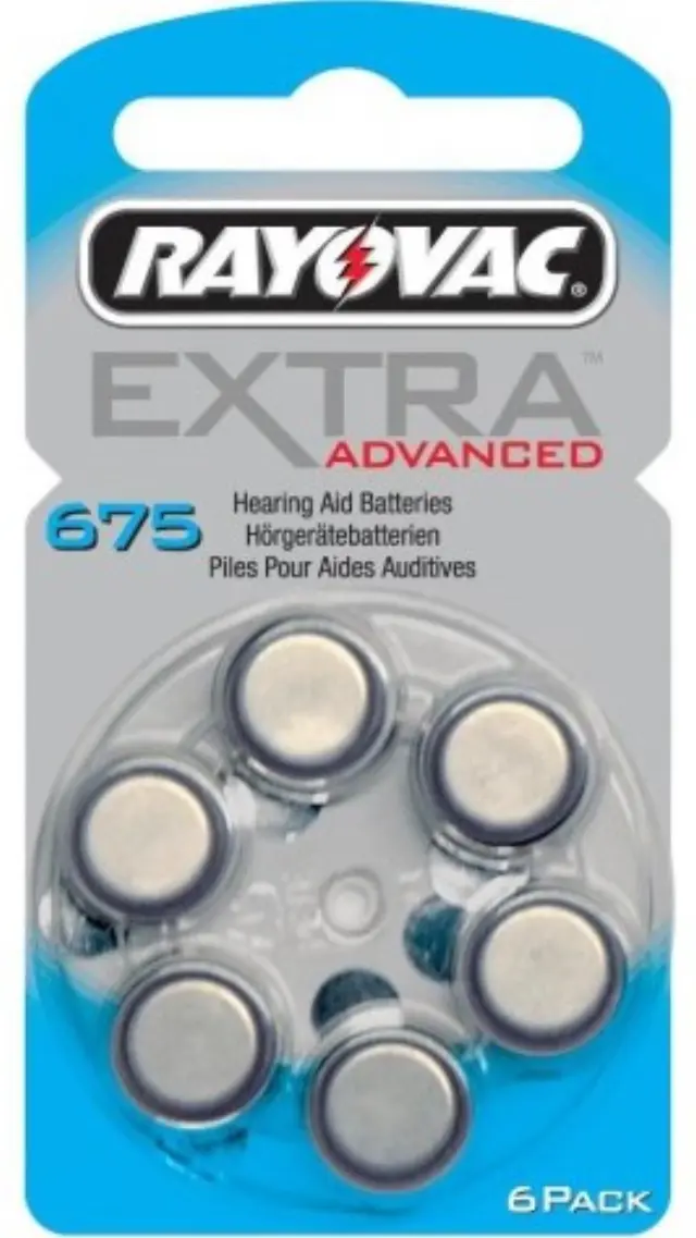 Rayovac Extra Advanced Βαρηκοΐας 675 (6τμχ) 01.008.0010