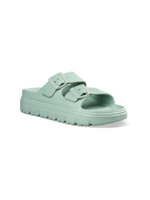 Envie Shoes Σαγιονάρες σε Πράσινο Χρώμα V96-19090-69