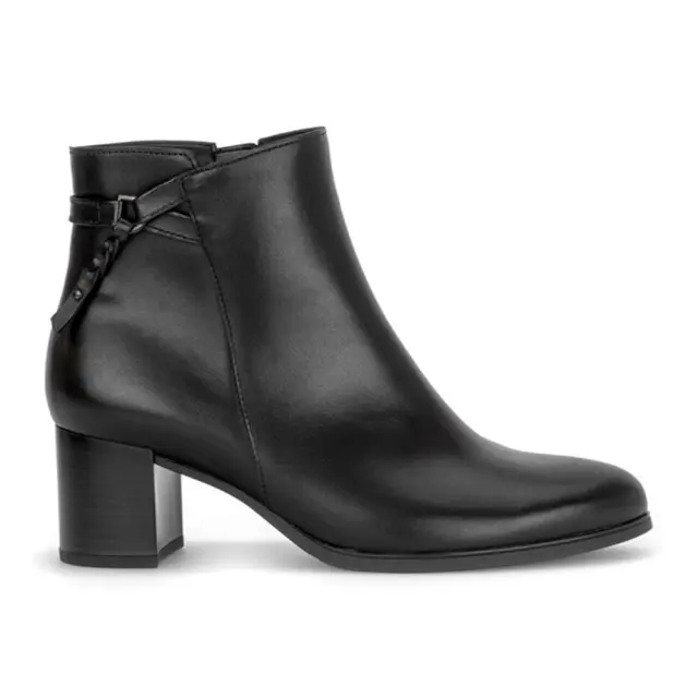 Gabor Μποτάκια Γυναικείο δέρμα Μαύρο GAB/805301 001-BLACK - 40