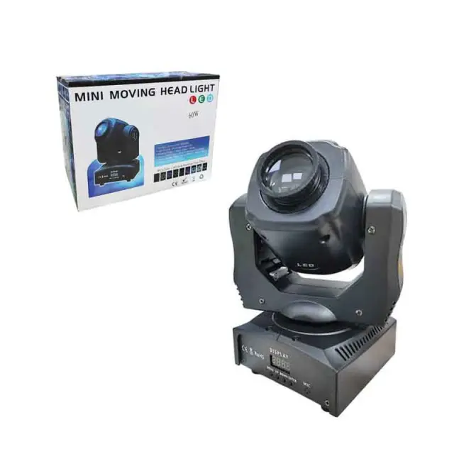 Φωτορυθμικό με περιστρεφόμενη κεφαλή 30W- Mini moving projector 30W 027089