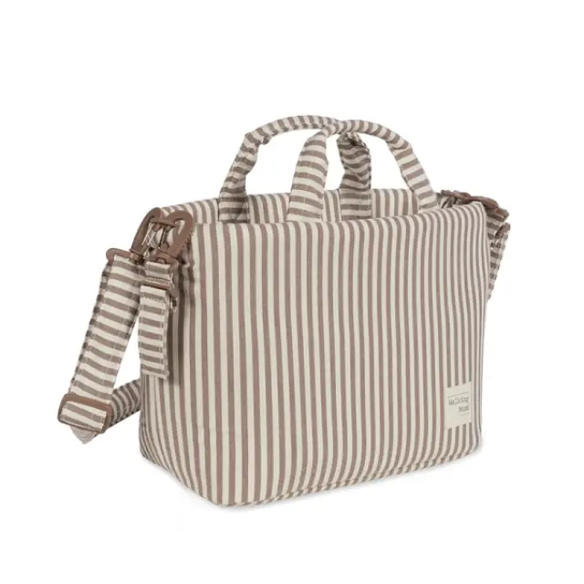 Τσάντα Αλλαξιέρα Praline Strips Moka 44x29x12εκ. 3
