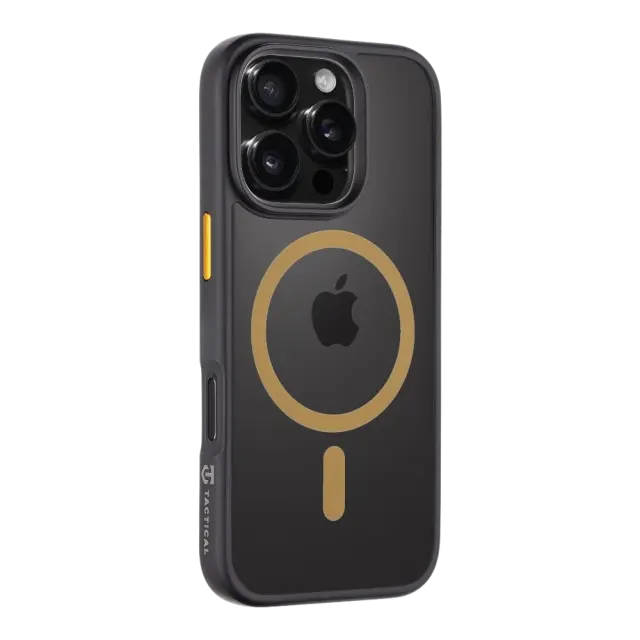 Tactical MagForce Hyperstealth 2.0 Cover for Apple iPhone 16 Pro Black/Yellow 2